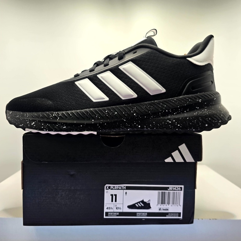 Adidas X_PLR Path JR1426 Mens 11 Running Shoes Core Black White Athletic Sneaker